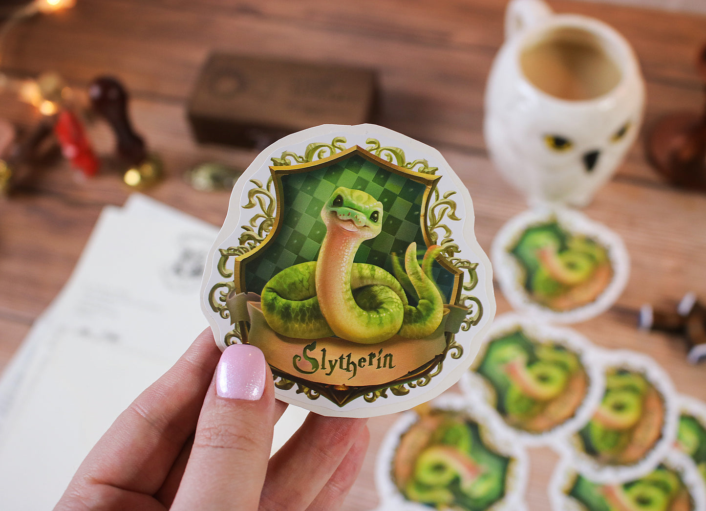 Hogwarts Gryffindor, Slytherin, Ravenclaw, Hufflepuff ✩ Vinyl Stickers