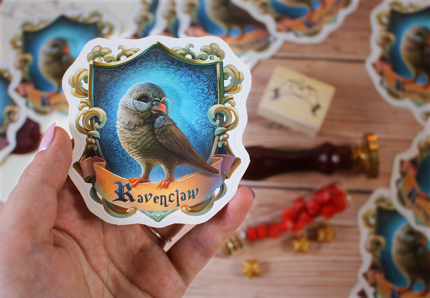 Hogwarts Gryffindor, Slytherin, Ravenclaw, Hufflepuff ✩ Vinyl Stickers