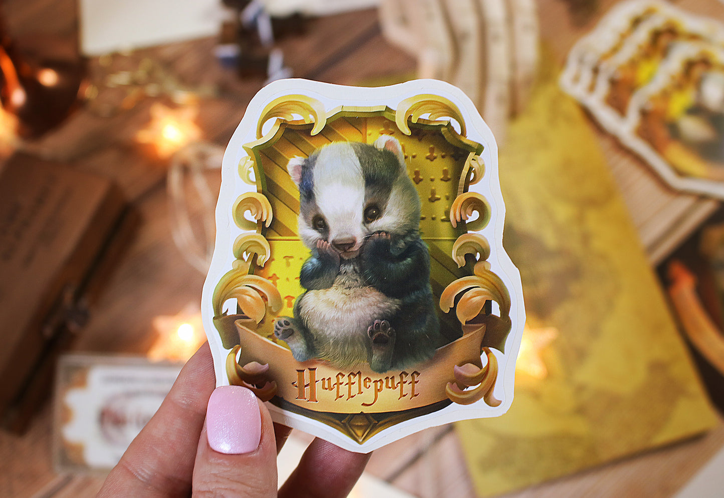 Hogwarts Gryffindor, Slytherin, Ravenclaw, Hufflepuff ✩ Vinyl Stickers