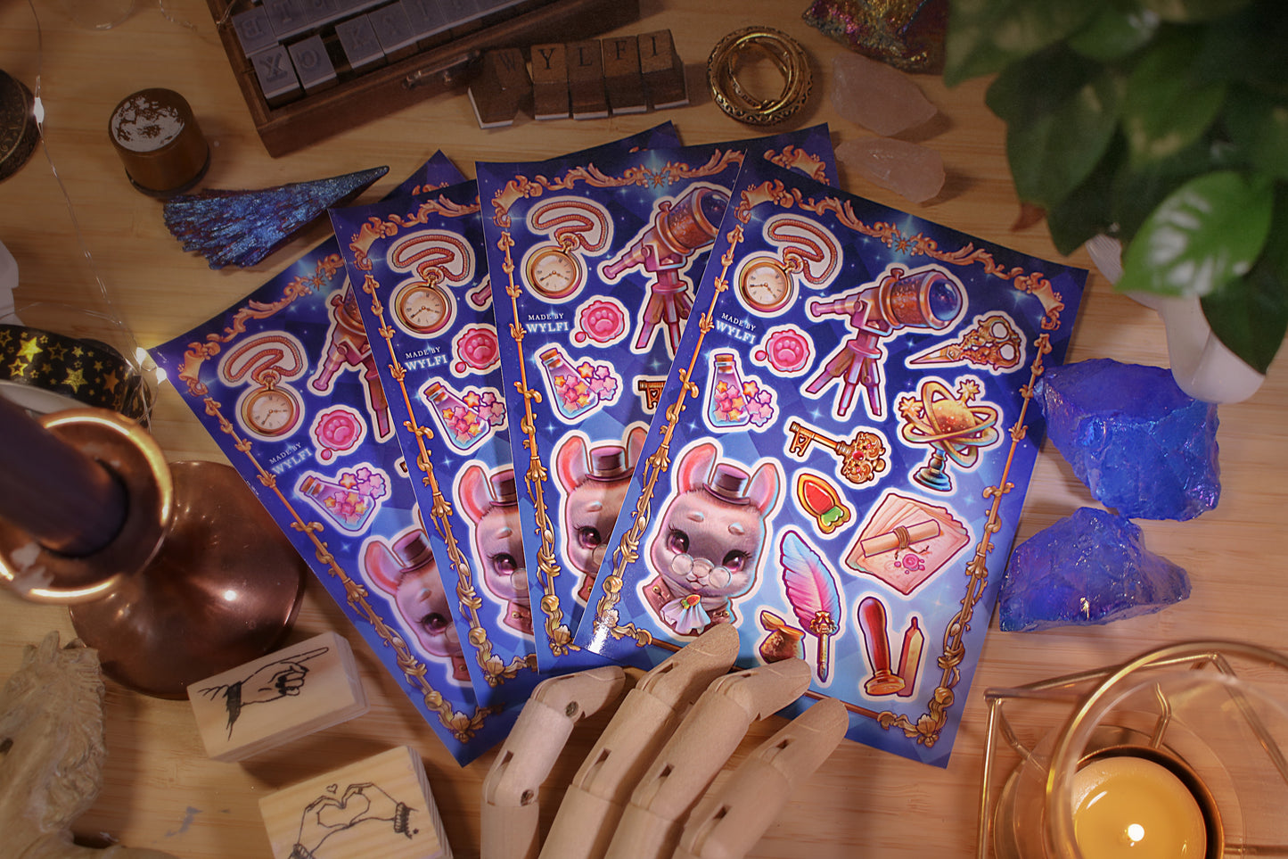 Bunny Astronomer ✩ Sticker Sheet