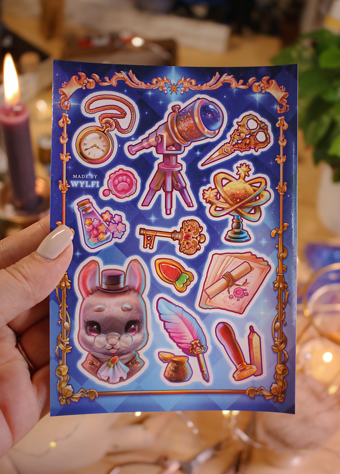 Bunny Astronomer ✩ Sticker Sheet