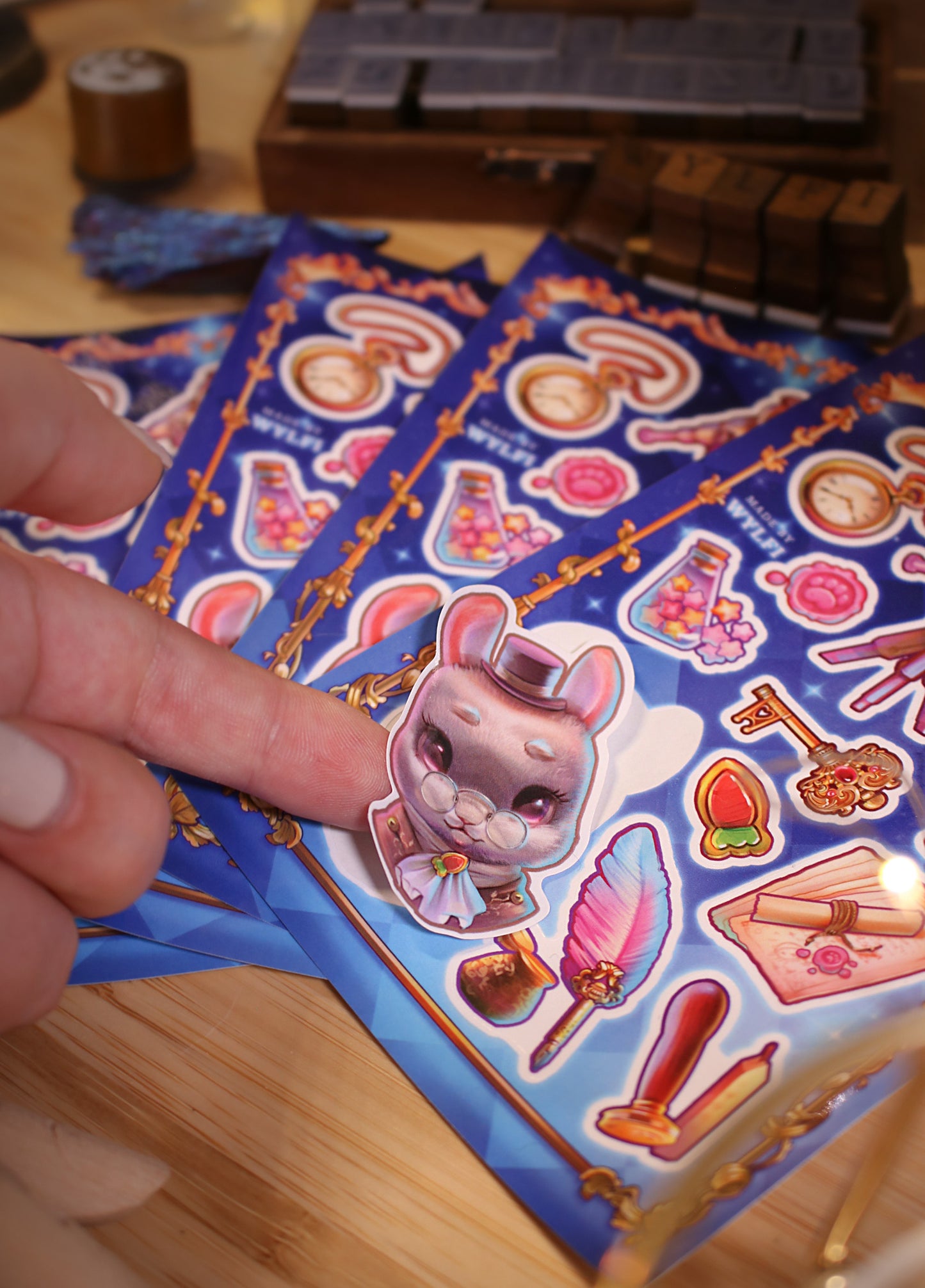 Bunny Astronomer ✩ Sticker Sheet
