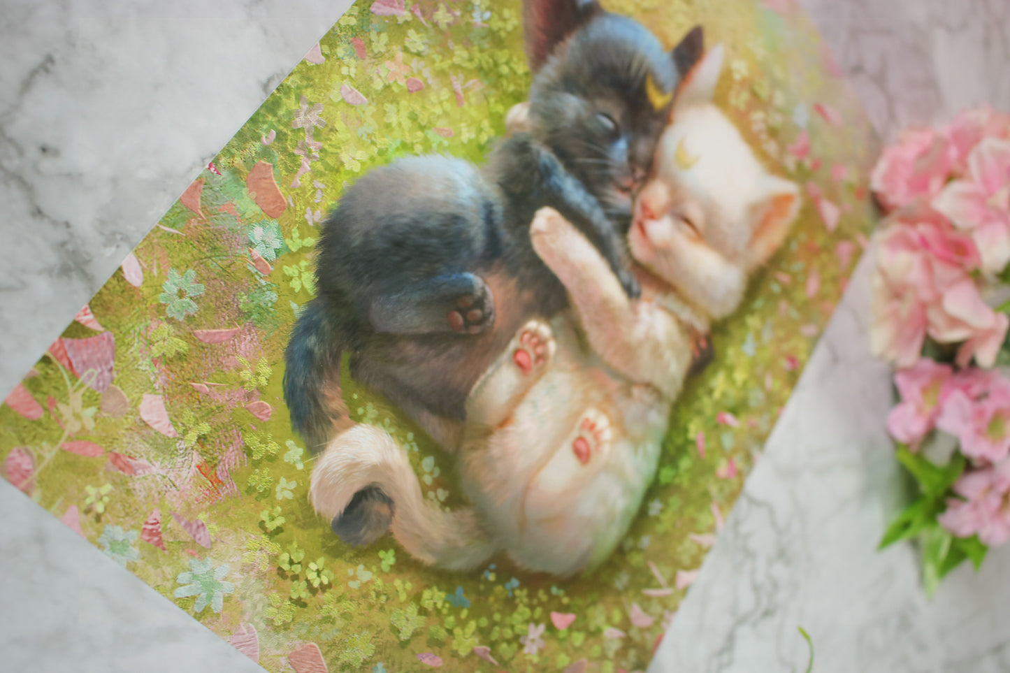 Luna and Artemis ✩ Art Print