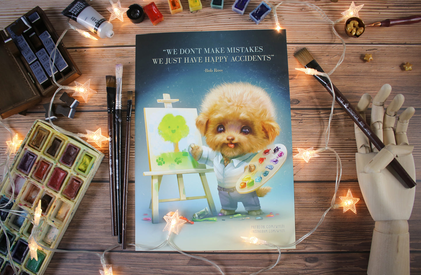 Pup Ross ✩ Art Print